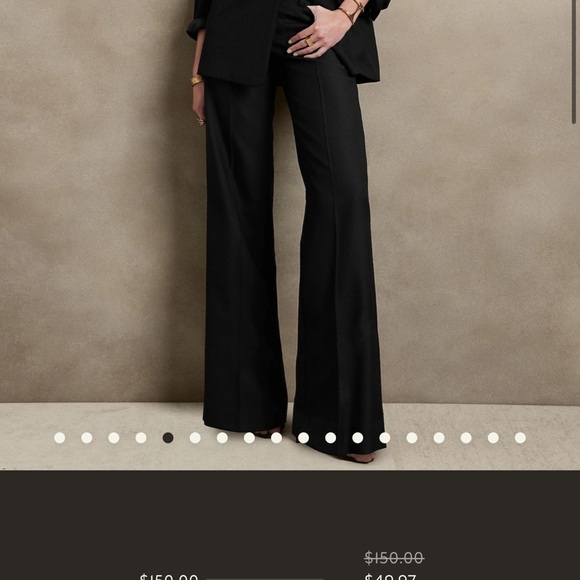 Banana Republic size 2 “lido” wide leg pant - Picture 1 of 3